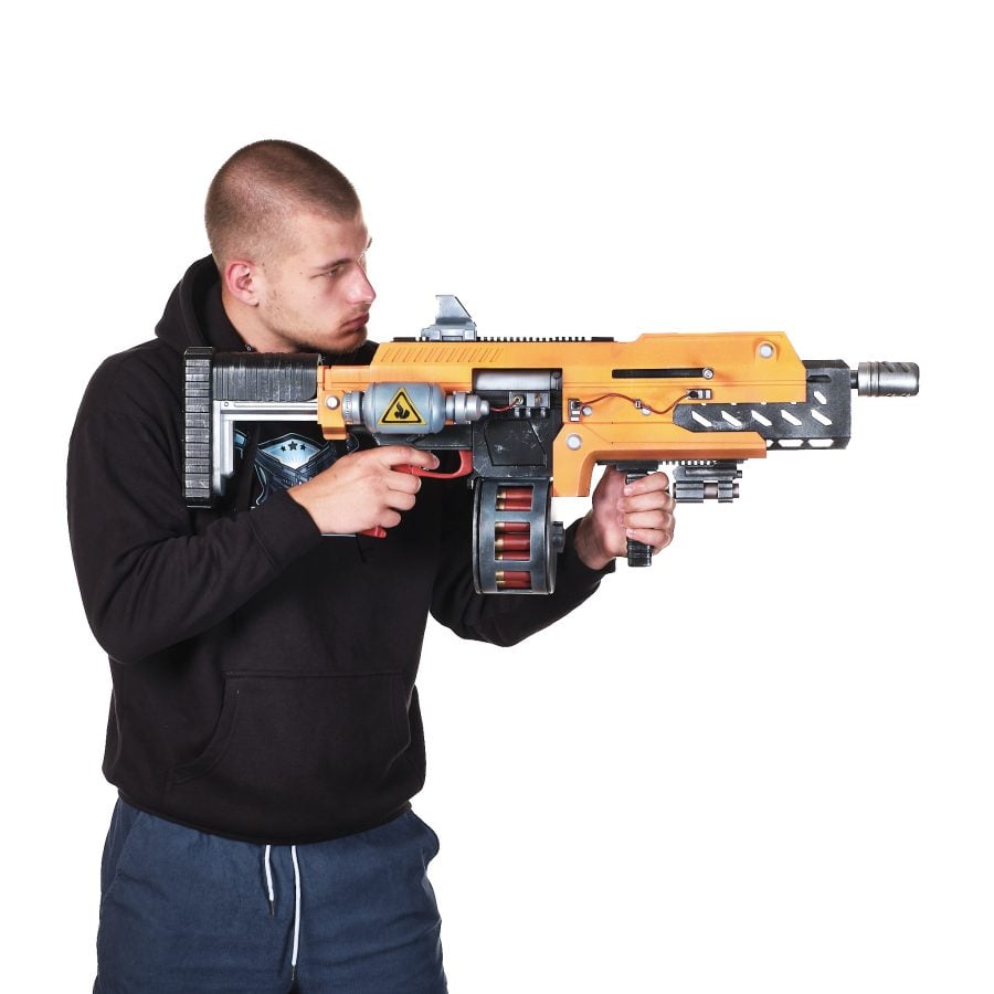 SG 225IE Breaker Incendiary replica prop from Helldivers 2 by Blasters4Masters