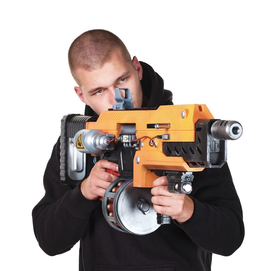 SG-225IE Breaker Incendiary replica prop from Helldivers 2 by Blasters4Masters