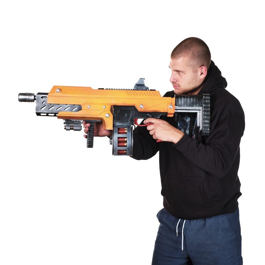 SG-225IE Breaker Incendiary replica prop from Helldivers 2 by Blasters4Masters