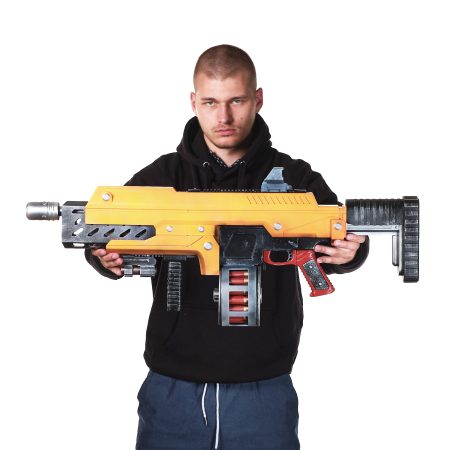 SG-225IE Breaker Incendiary replica prop from Helldivers 2 by Blasters4Masters