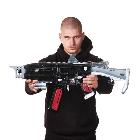 SMG-32 Reprimand replica prop from Helldivers 2 by Blasters4Masters