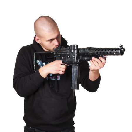 Submachine Gun (SMG) prop replica from Volfenstein by Blasters4Masters