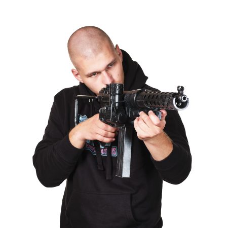 Submachine Gun (SMG) prop replica from Volfenstein by Blasters4Masters