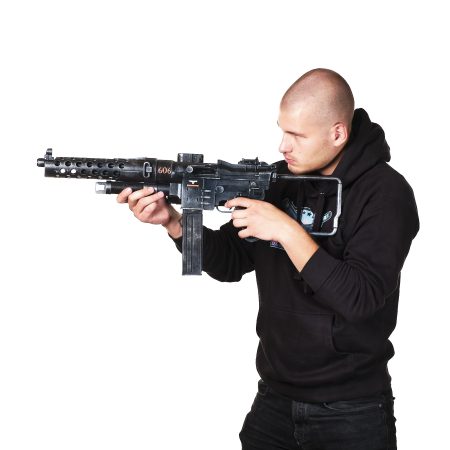 Submachine Gun (SMG) prop replica from Volfenstein by Blasters4Masters
