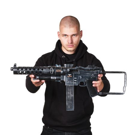Submachine Gun (SMG) prop replica from Volfenstein by Blasters4Masters