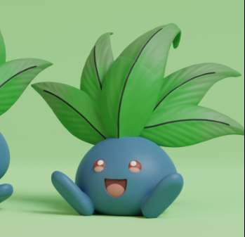 CUSTOM ORDER | Oddish sitting from Pokemon
