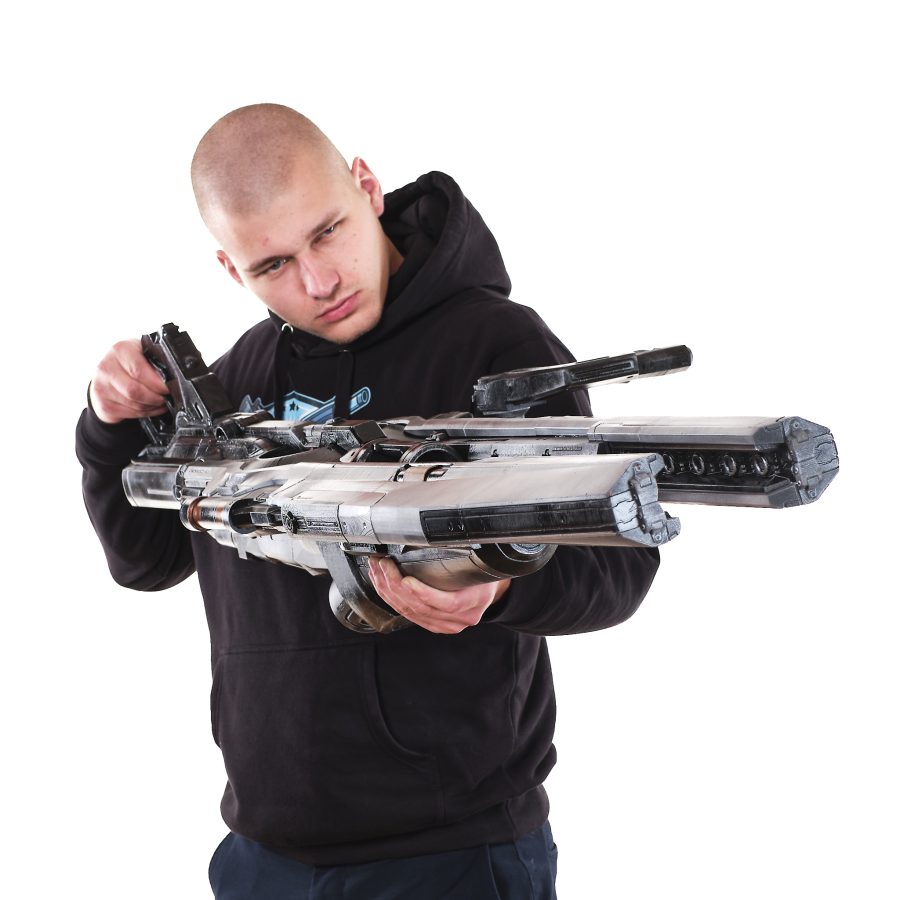 Gauss Cannon replica prop from Doom by Blasters4Masters