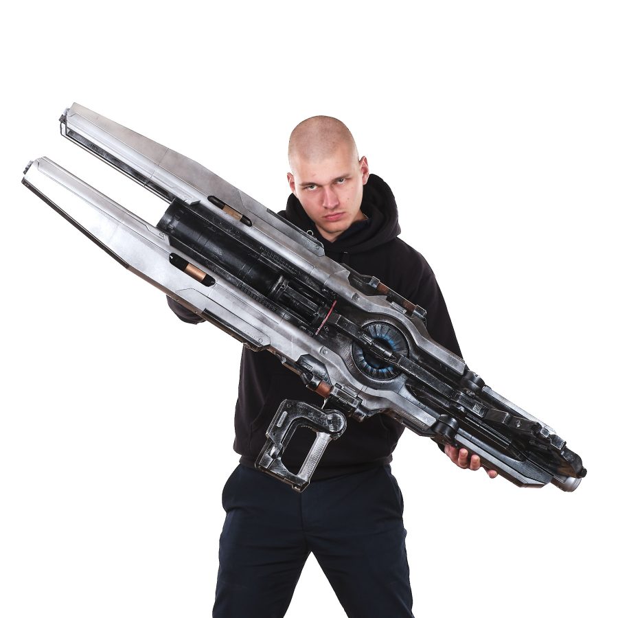 Gauss Cannon replica prop from Doom by Blasters4Masters
