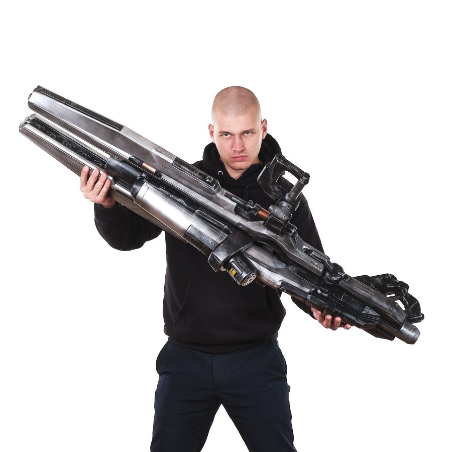 Gauss Cannon replica prop from Doom by Blasters4Masters