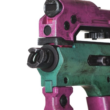 Rebecca’s SMG TKI-20 replica prop from Cyberpunk 2077 by Blasters4Masters