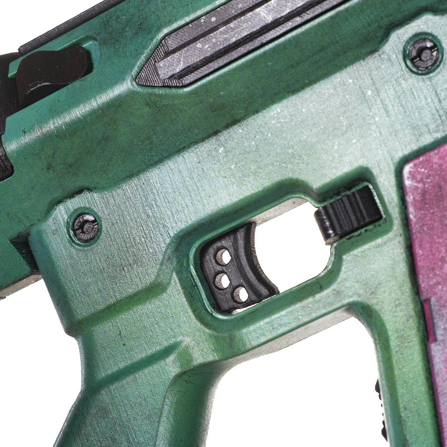 Rebecca’s SMG TKI-20 replica prop from Cyberpunk 2077 by Blasters4Masters