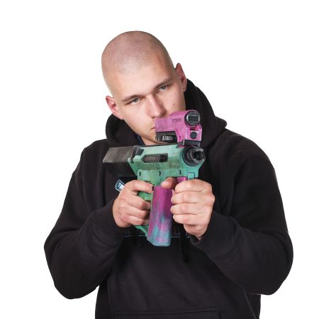 Rebecca’s SMG TKI-20 replica prop from Cyberpunk 2077 by Blasters4Masters