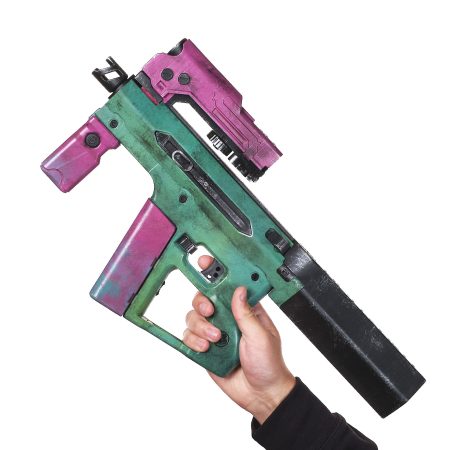 Rebecca’s SMG TKI-20 replica prop from Cyberpunk 2077 by Blasters4Masters