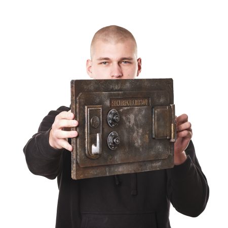 Wall safe replica prop from Fallout 76 by Blasters4Masters