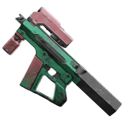 Arasaka TKI-20 Shingen (CEMK) Exotic Heavy Submachine Gun Rebecca's Cosplay prop replica from Cyberpunk: Edgerunners by Blasters4Masters