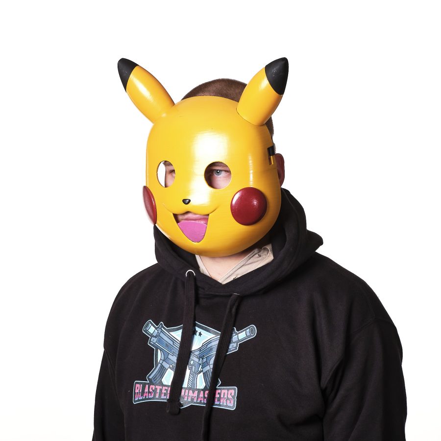 Pikachu mask replica prop by Blasters4Masters