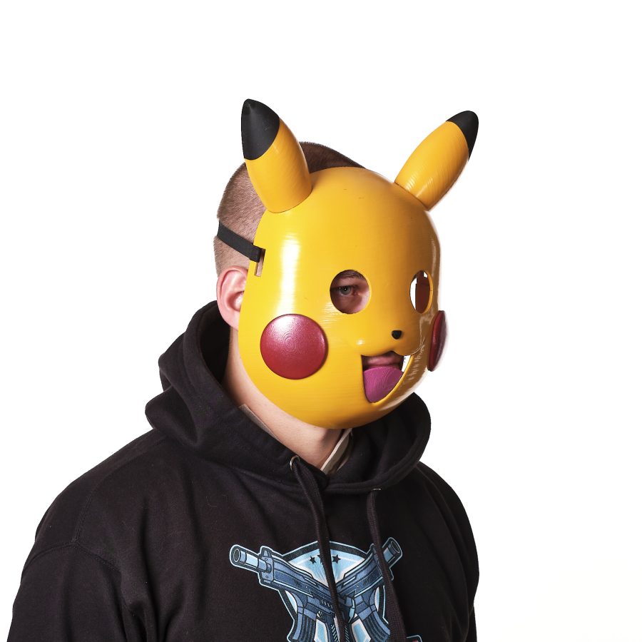 Pikachu mask replica prop by Blasters4Masters