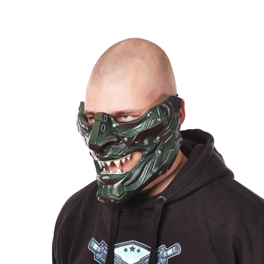 Tetsumori Oni Mask Cyberpunk