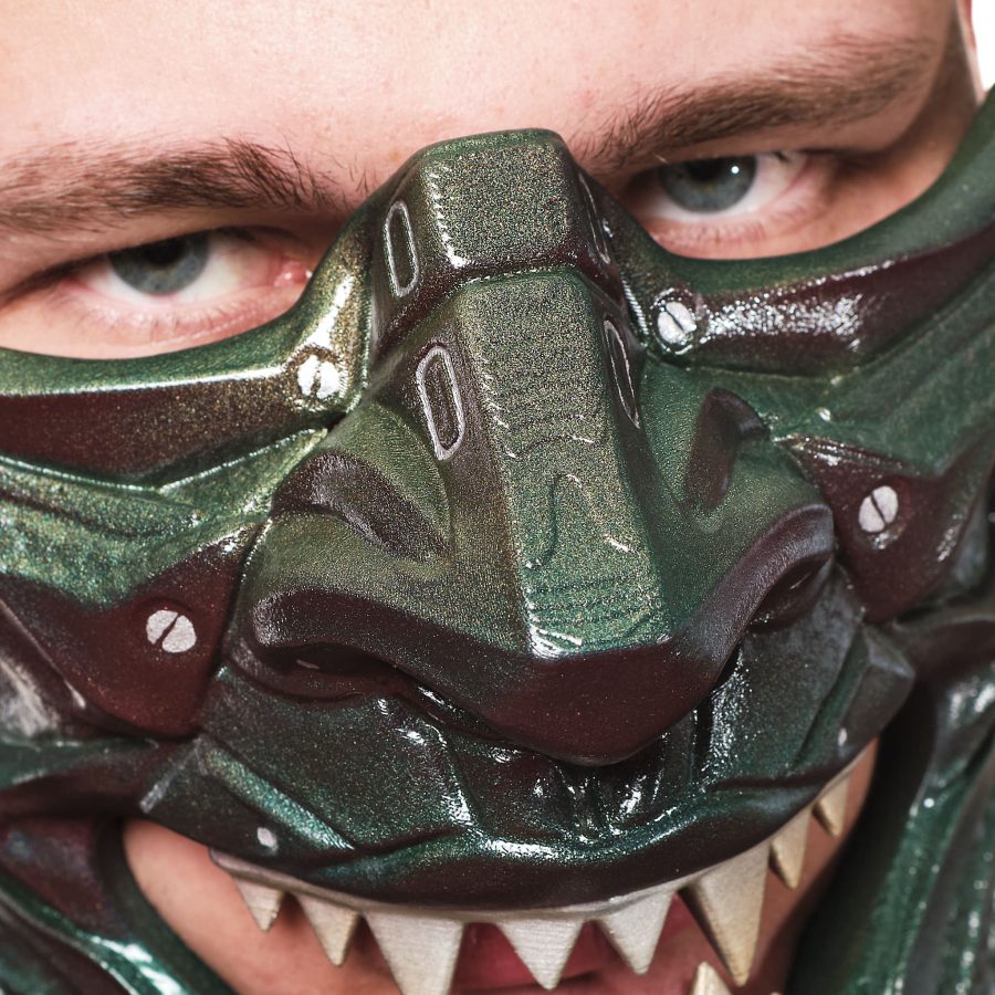 Tetsumori Oni Mask Cyberpunk