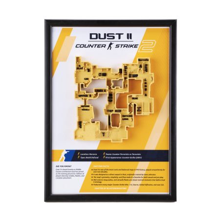 CS Dust 2 Plaque replica prop by Blasters4Masters