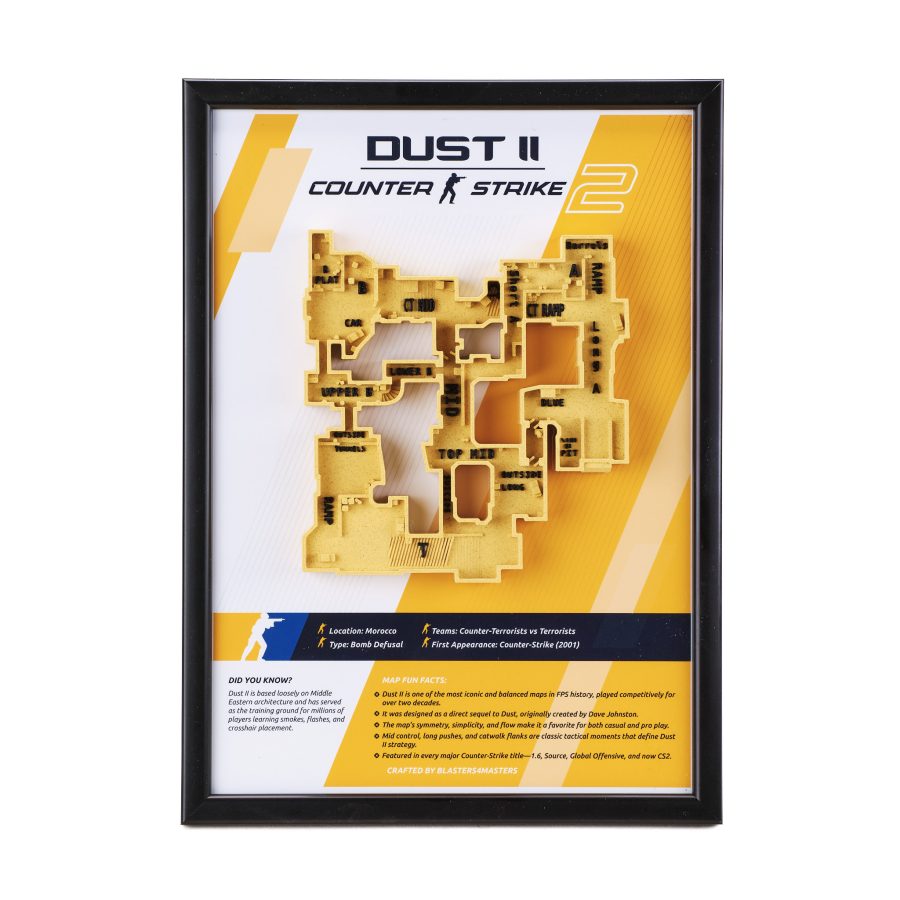 CS Dust 2 Plaque replica prop by Blasters4Masters
