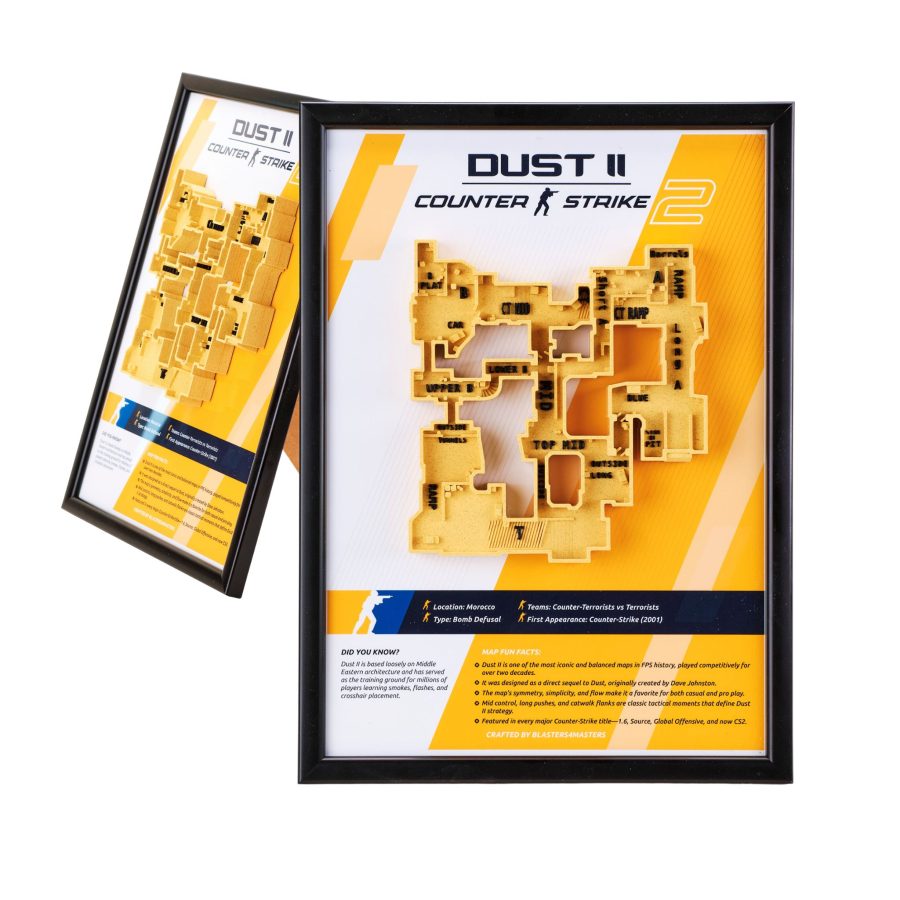 CS Dust 2 Plaque replica prop by Blasters4Masters_1