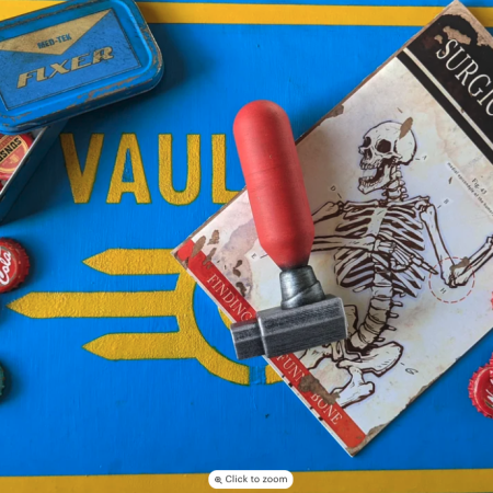 Chem Pack prop replica Fallout RadAway, Irradiated Blood, Stimpak, Med-X, and Jet