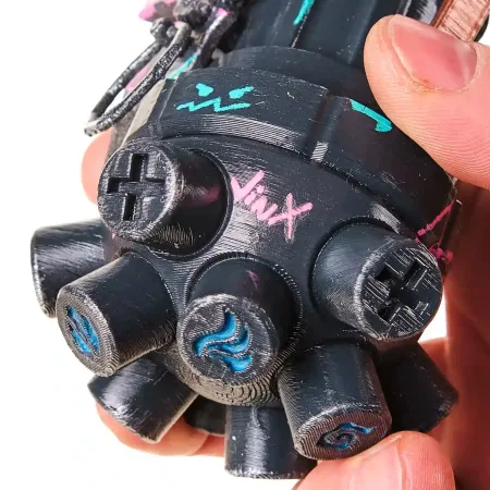 Jinx Grenade Replica Prop From Arcane League Of Legends By Blasters4Masters 9