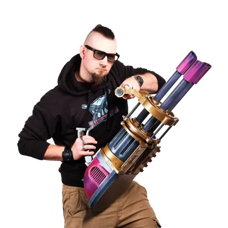 Jinx Pow Pow Minigun Replica Prop From Arcane League Of Legends By Blasters4Masters 5