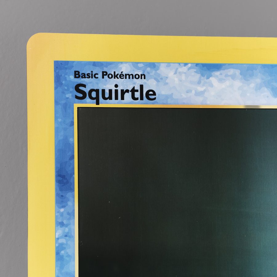 Squirtle wall art mirror replica prop from Pokemon world by Blasters4Masters