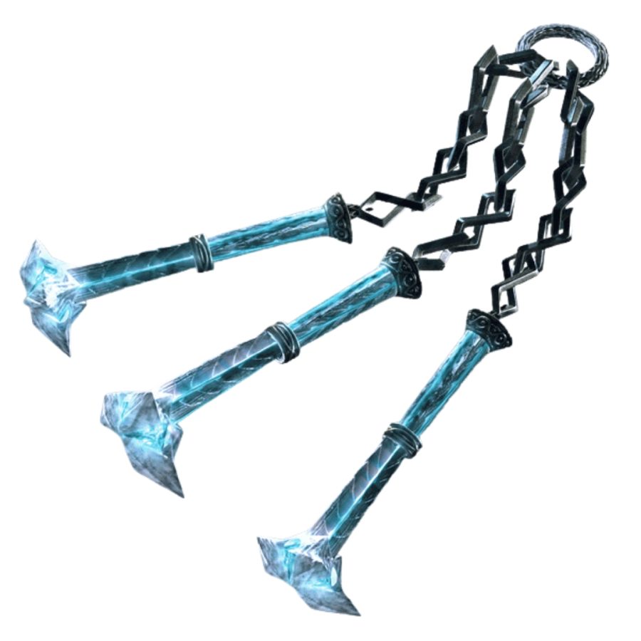 Cerberus (ice nunchaku) prop replica from Devil May Cry by Blasters4Masters