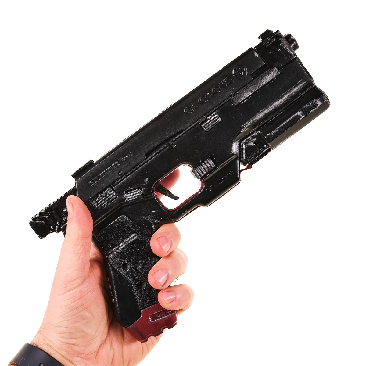 Arasaka JKE-X2 Kenshin pistol replica prop from Cyberpunk 2077 by Blasters4Masters_1 Arasaka JKE X2 Kenshin Pistol Replica Prop From Cyberpunk 2077 By Blasters4Masters 1