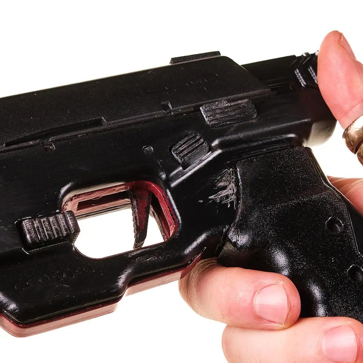 Arasaka JKE-X2 Kenshin pistol replica prop from Cyberpunk 2077 by Blasters4Masters_3 Arasaka JKE X2 Kenshin Pistol Replica Prop From Cyberpunk 2077 By Blasters4Masters 3