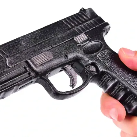Black Tail Pistol Replica Prop From Resident Evil 4 Remake By Blasters4Masters 3
