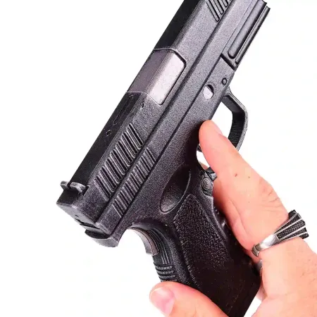 Black Tail Pistol Replica Prop From Resident Evil 4 Remake By Blasters4Masters 5