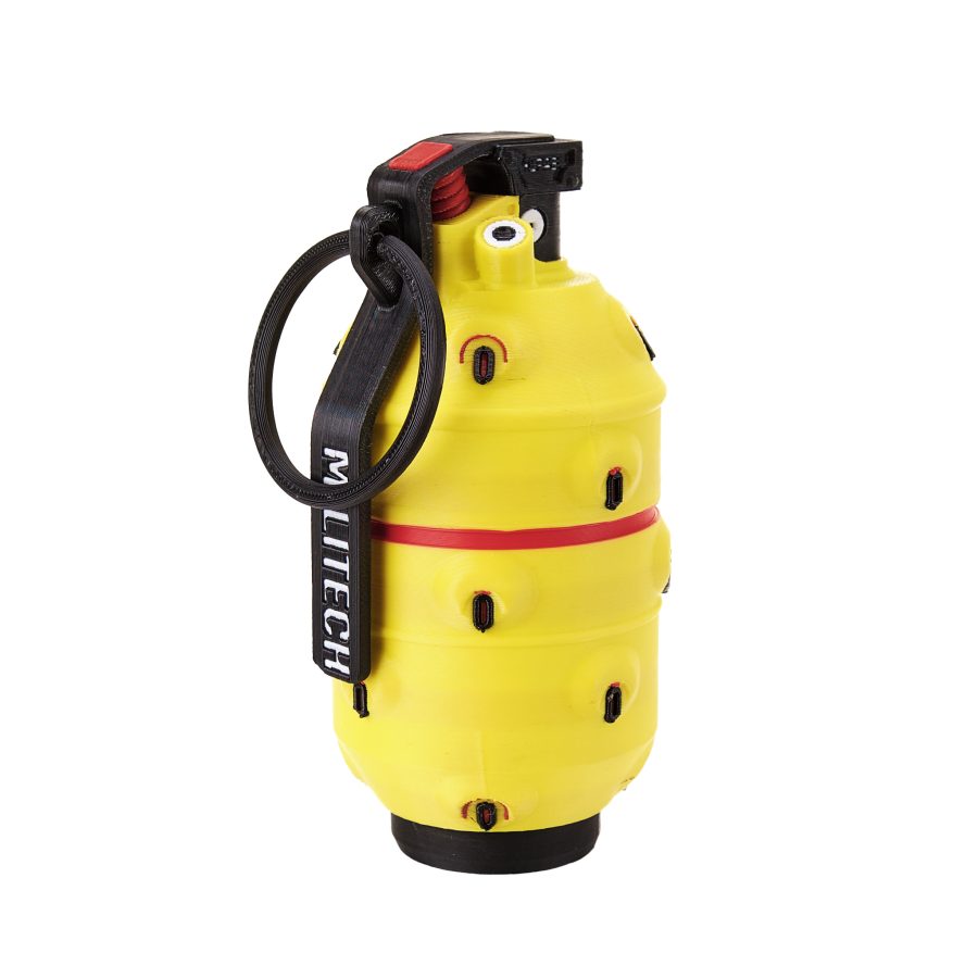 CHAR Incendiary Grenade replica prop from Cyberpunk 2077 by Blasters4Masters