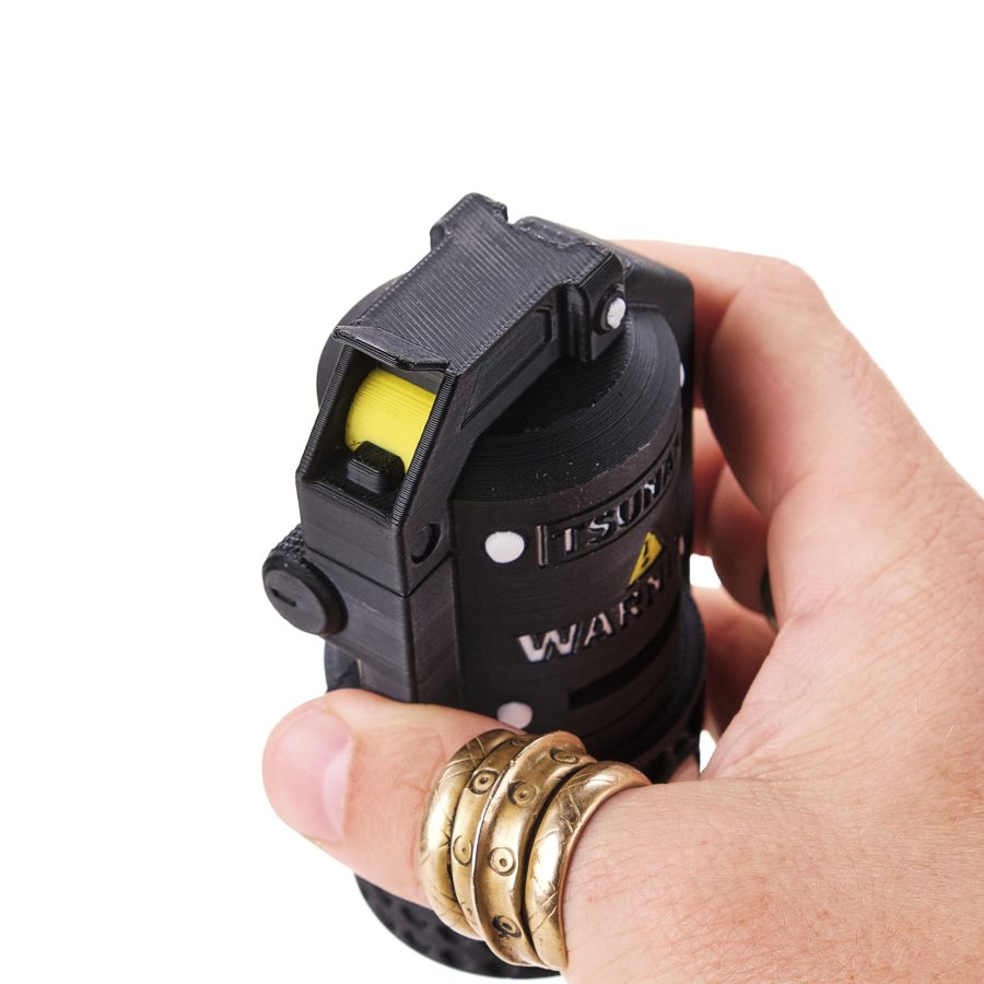 EMP Grenade replica prop from Cyberpunk 2077 by Blasters4Masters