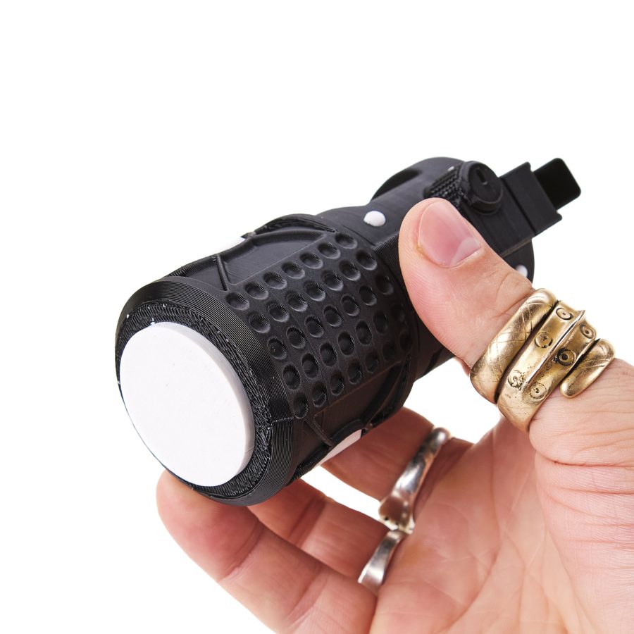 EMP Grenade replica prop from Cyberpunk 2077 by Blasters4Masters