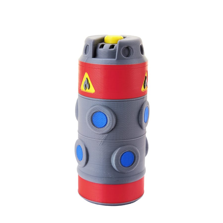 G-13 Incendiary Impact grenade replica prop from Helldivers 2 by Blasters4Masters