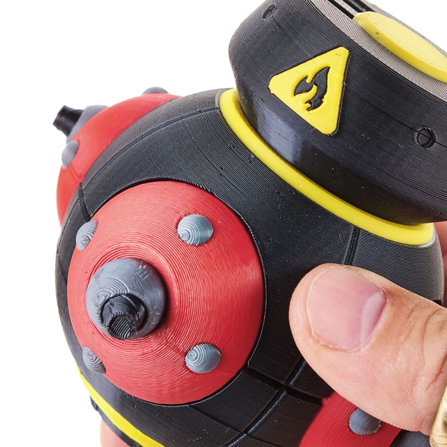 G-142 Pyrotech Grenade replica prop from Helldivers 2 by Blasters4Masters