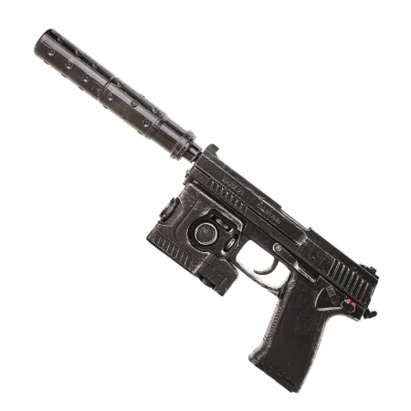 HK Mk23 SOCOM Suppressed - Metal Gear Solid 13 HK MK23 SOCOM Suppressed Replica Prop From Metal Gear Solid By Blasters4Masters 13