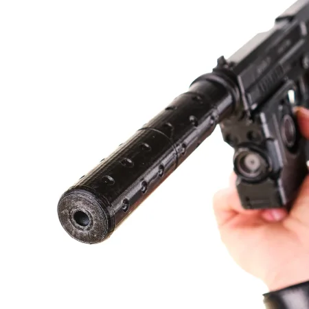 HK Mk23 SOCOM Suppressed - Metal Gear Solid 10 HK MK23 SOCOM Suppressed Replica Prop From Metal Gear Solid By Blasters4Masters 9