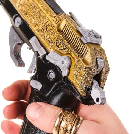 La Chingona Dorada Pistol Replica Prop From Cyberpunk 2077 By Blasters4Masters 4