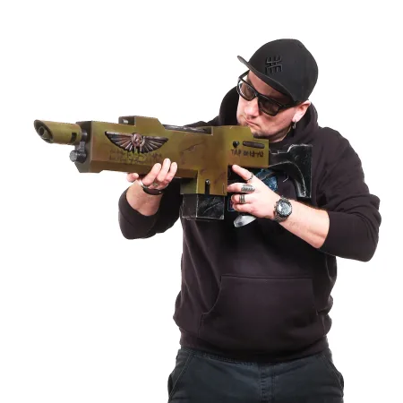 Lasgun Replica Prop From Warhammer 40K By Blasters4Masters 3