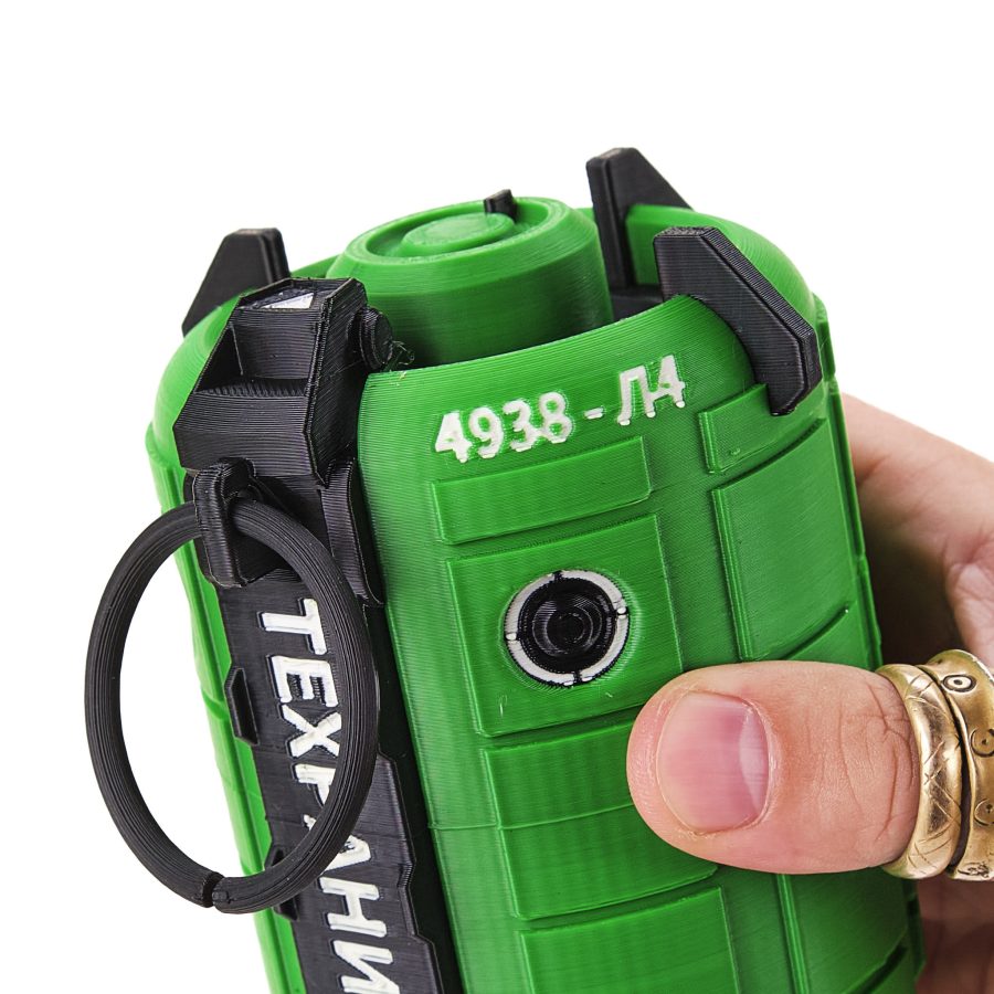 MOLODEC BioHaz Grenade replica prop from Cyberpunk 2077 by Blasters4Masters