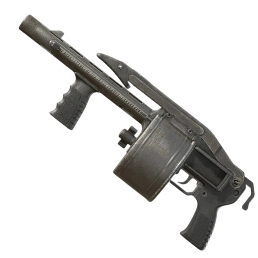 Striker Shotgun Prop Replica from Resident Evil 4 Remake by Blasters4Masters