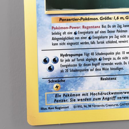 Turtok wall art mirror replica prop from Pokemon world by Blasters4Masters