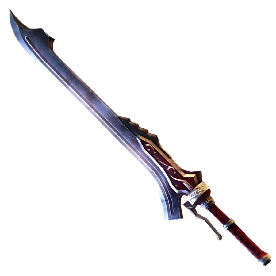 Red Queen prop replica sword 1:1 scale from Devil May Cry by Blasters4Masters