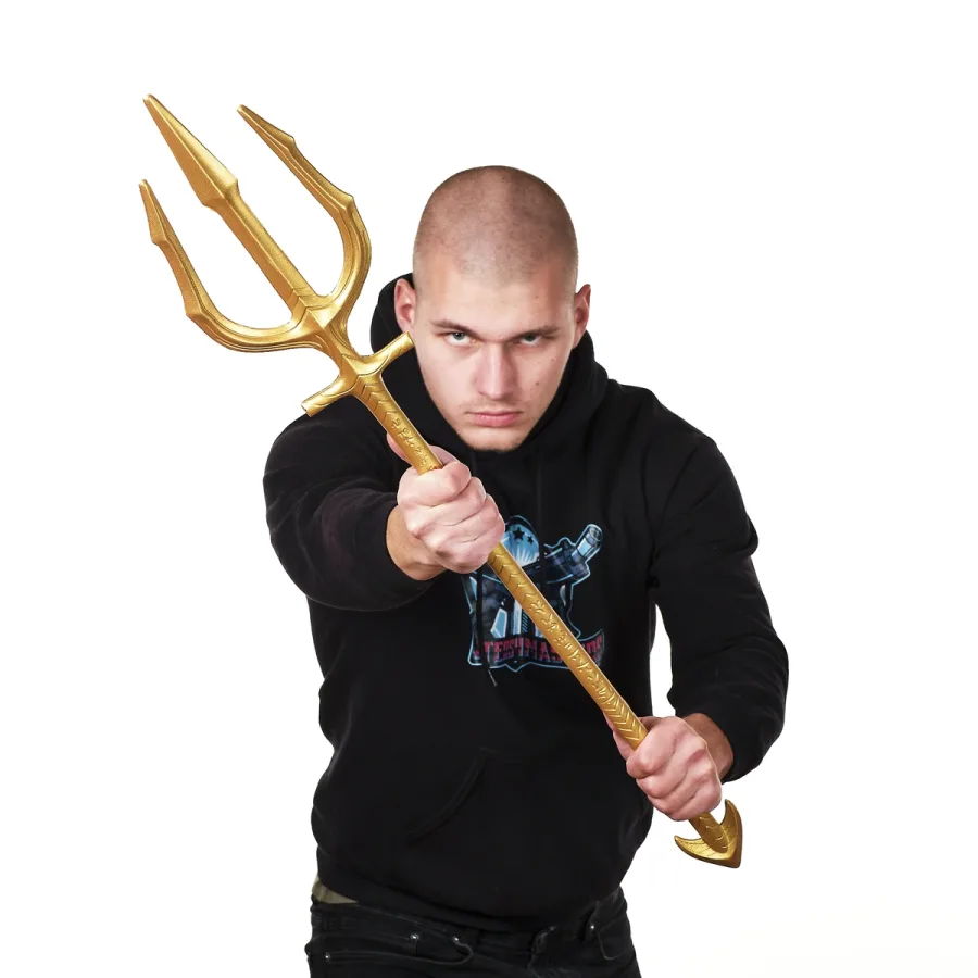 Aquaman Fork Trident Replica Prop From DC By Blasters4Masters 3