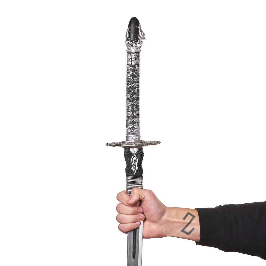 Automata 2Bs Virtuous Contract Katana Silver Replica Prop From NieR By Blasters4Masters 5